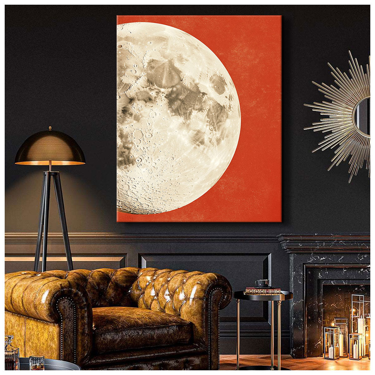 Lunar Majesty Abstract Wall Art
