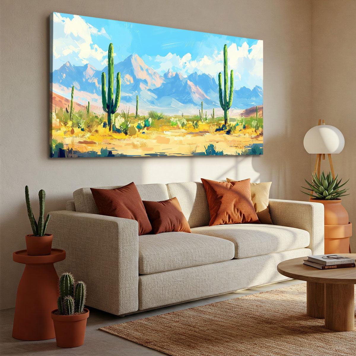 Desert Painting Arizona Art Canvas Wall Art