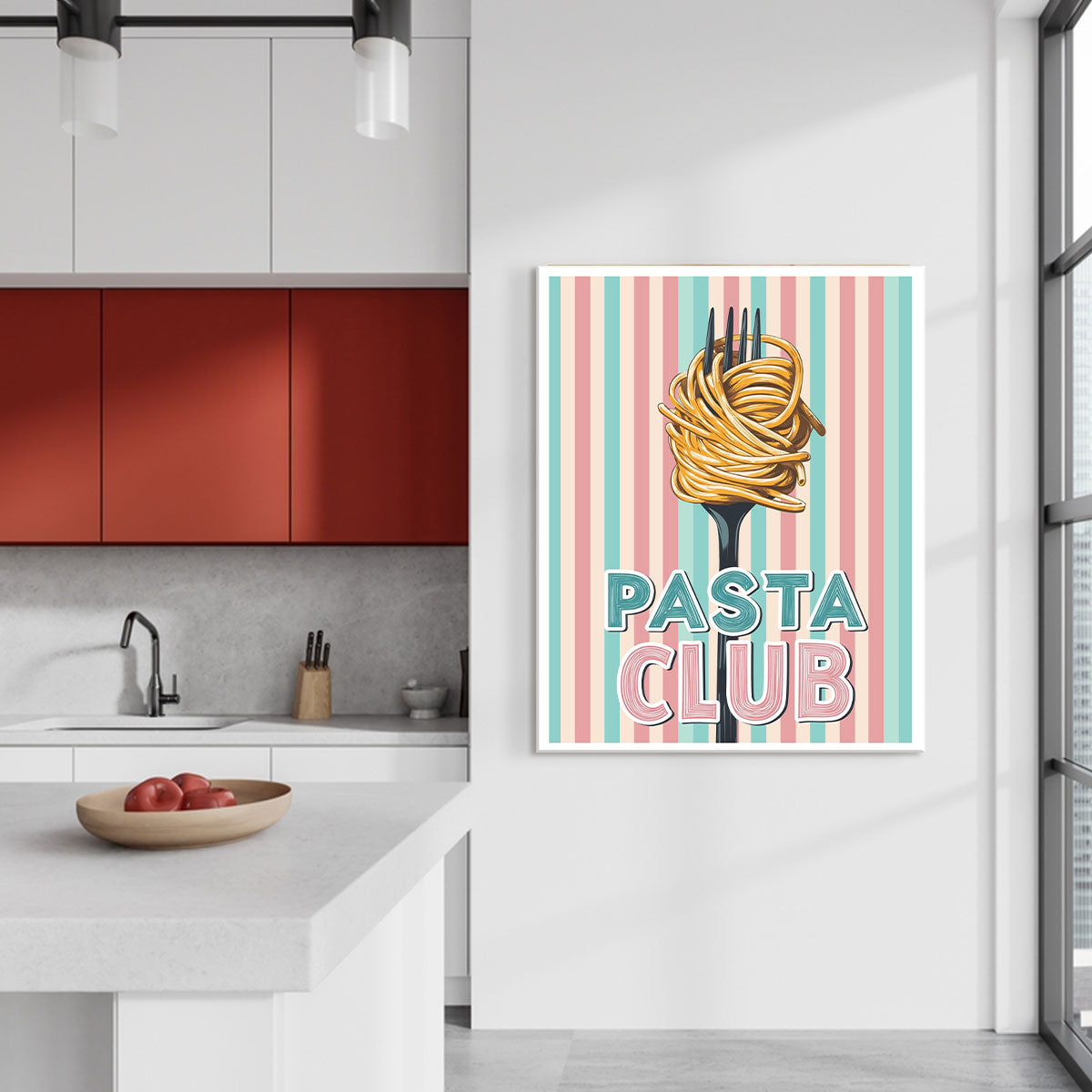 Pasta Club Modern Wall Artwork