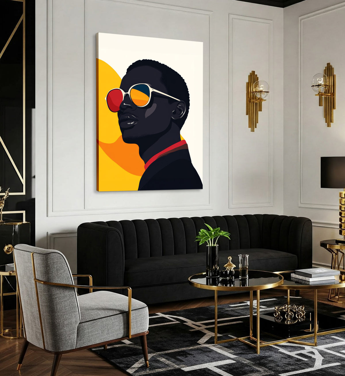 Artistic Portrait Modern Wall Artwork