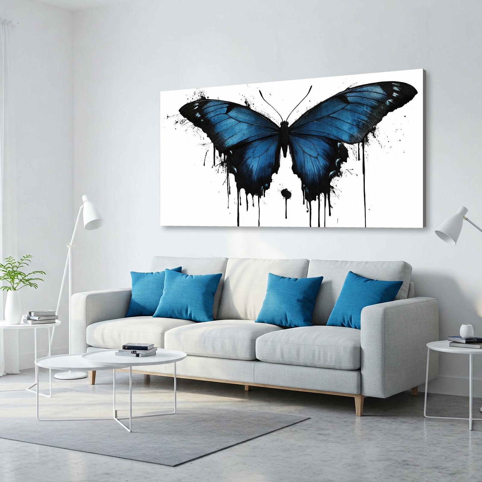 Butterfly Ink Modern Wall Artwork