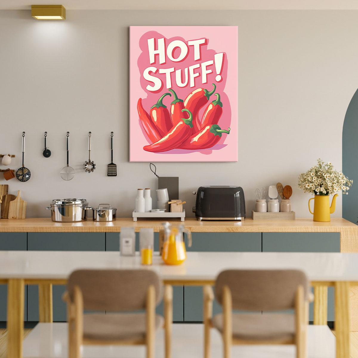 Hot Stuff Chili Modern Wall Artwork