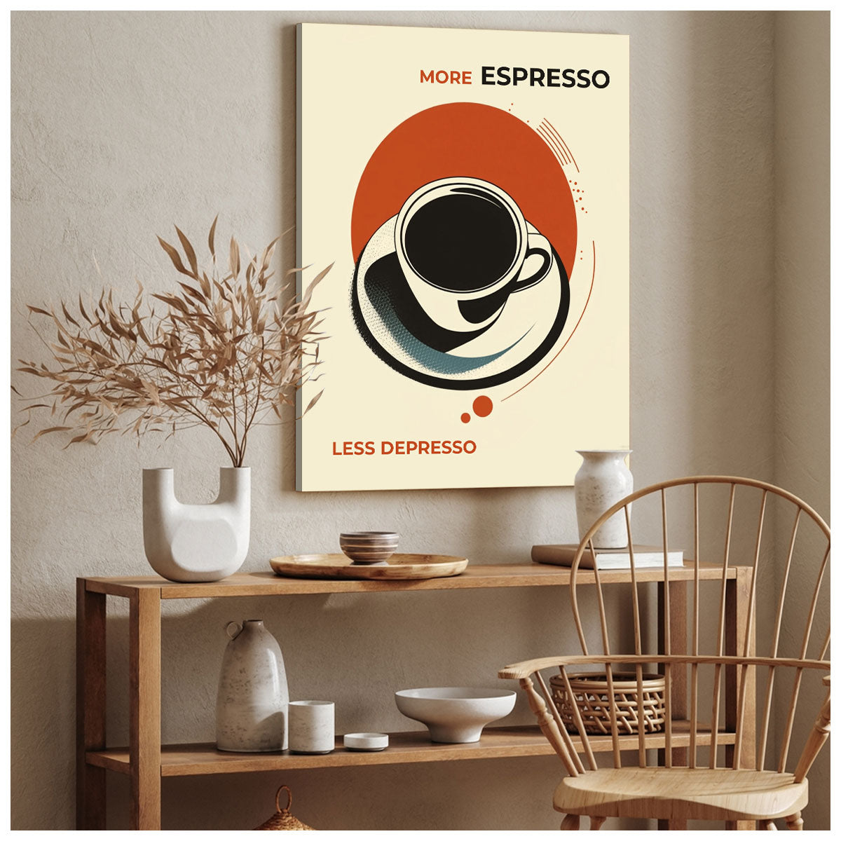 More Espresso Modern Wall Artwork