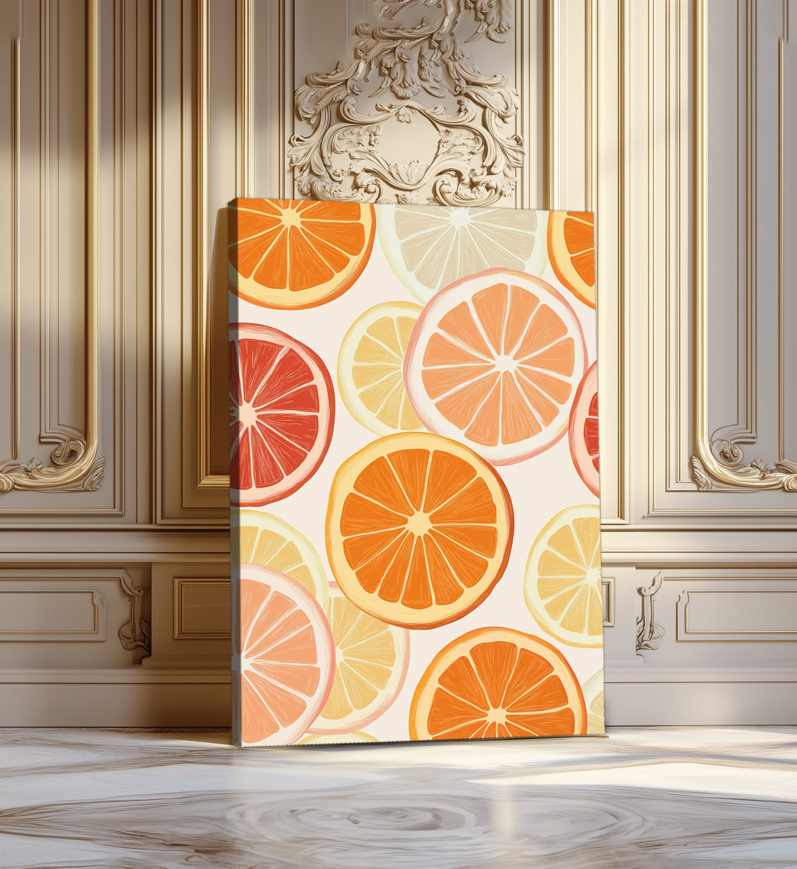 Sour Slices Abstract Wall Art