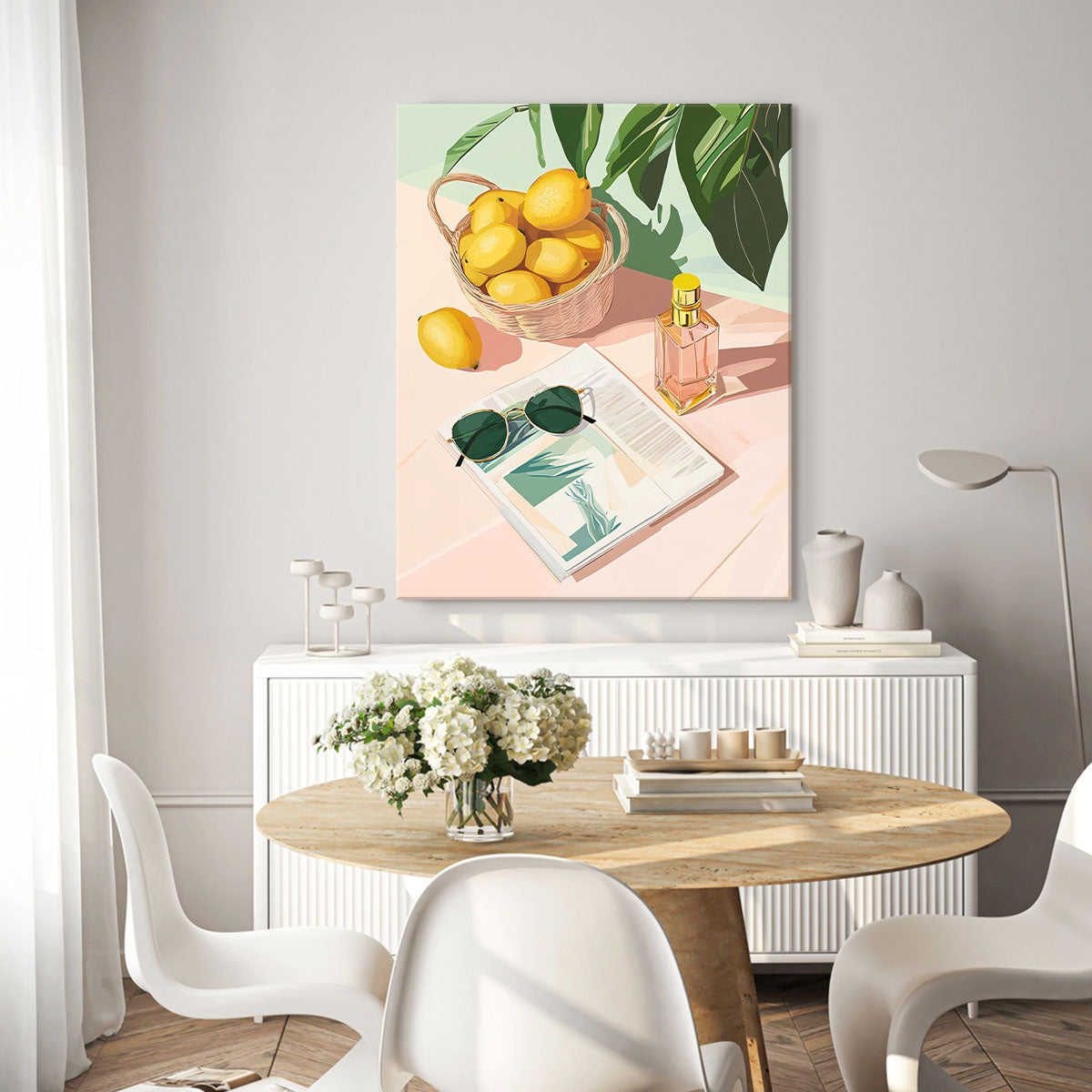 Citrus Breeze Modern Wall Artwork