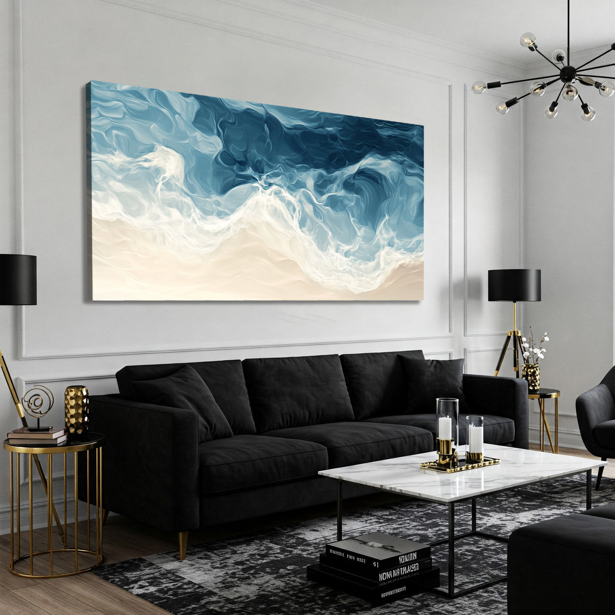 Abstract Seascape Modern Wall Artwork