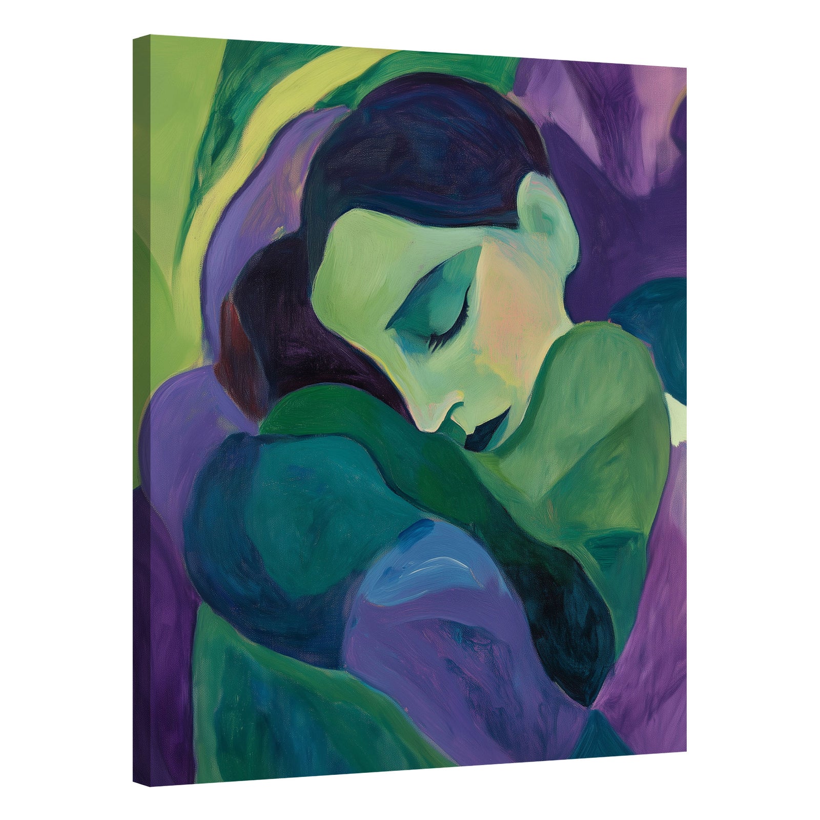 Woman Abstract Portrait Fine Arts Print