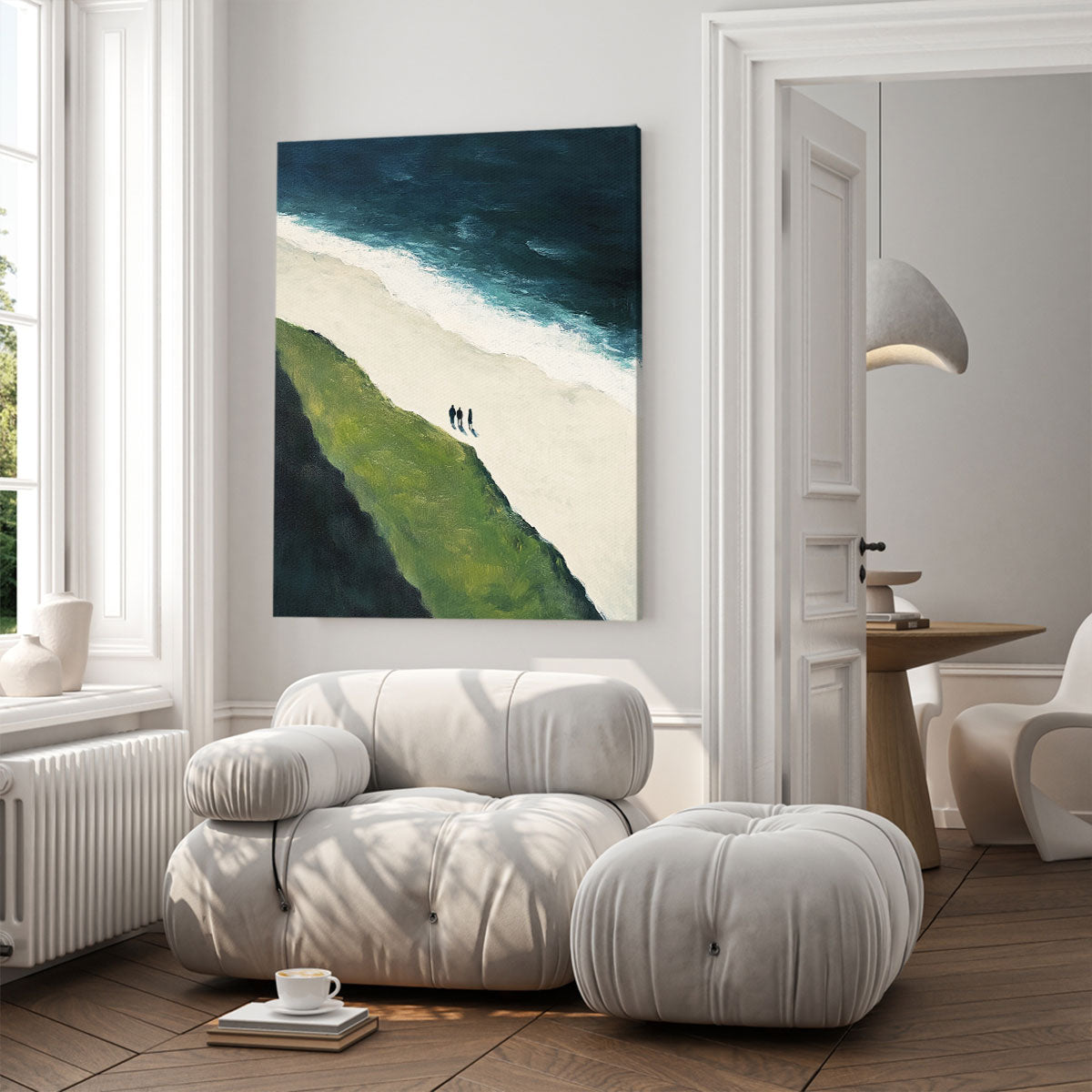 Endless Shoreline Canvas Fine Arts Print