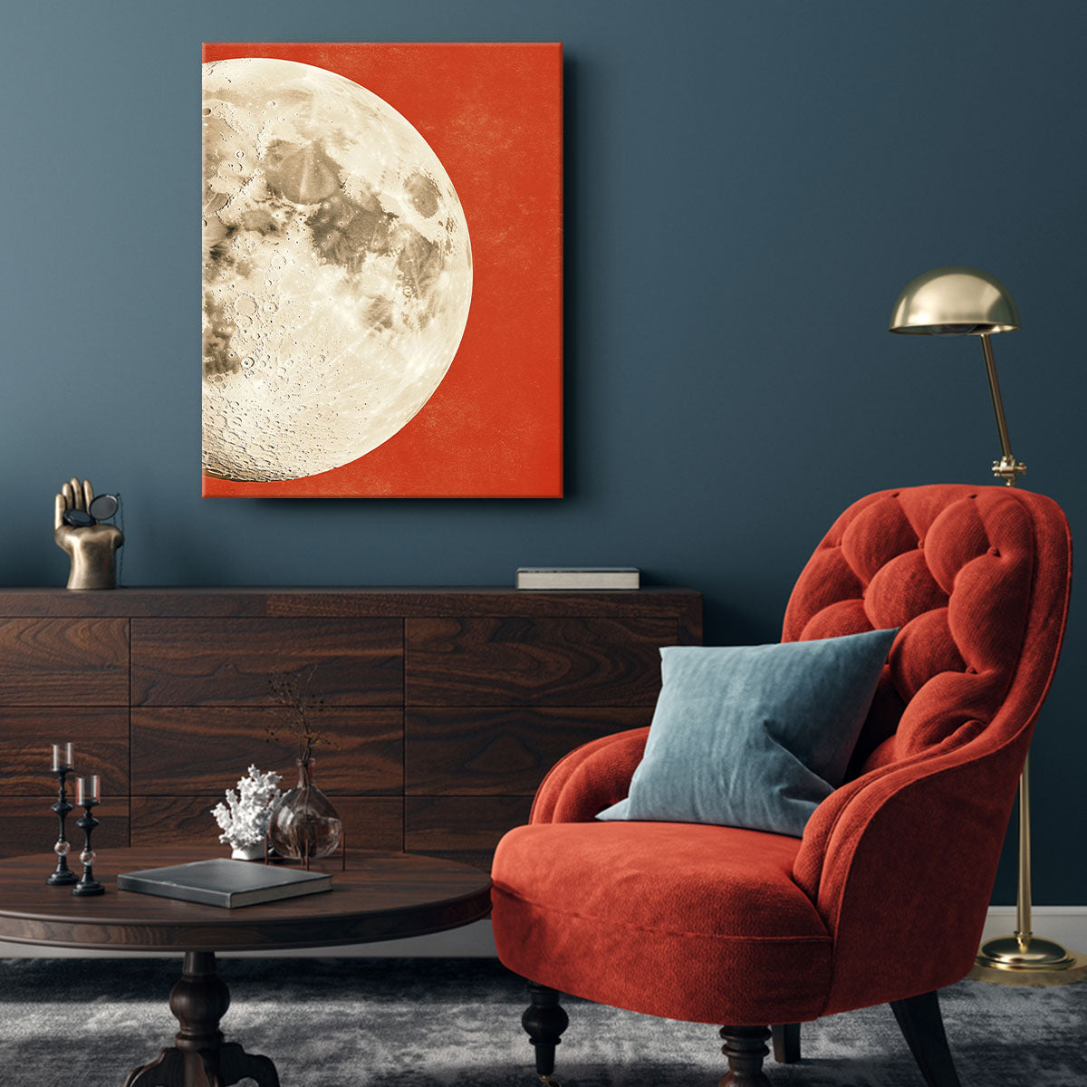 Lunar Majesty Abstract Wall Art