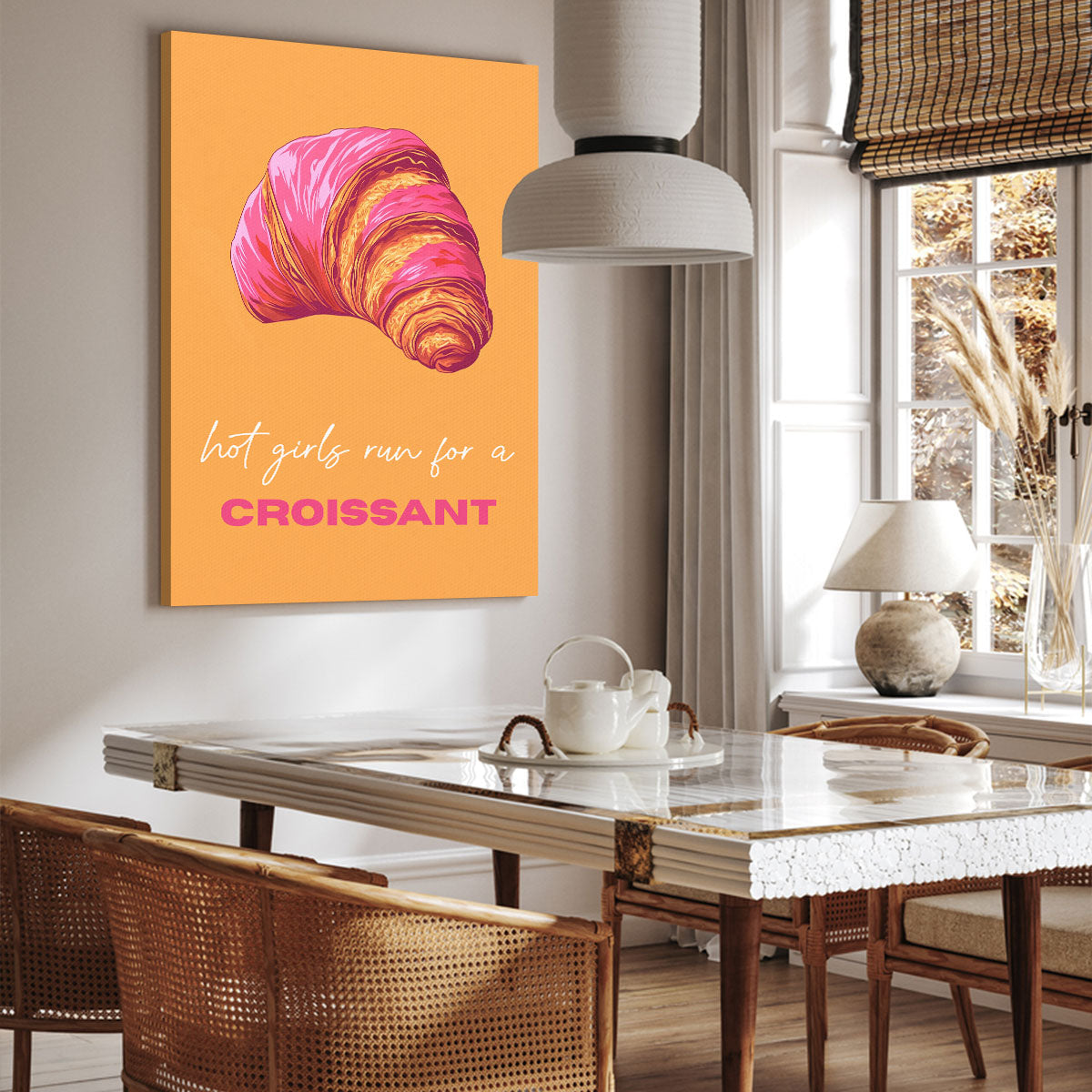 A Croissant Modern Wall Artwork