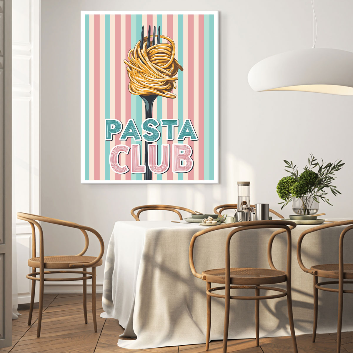 Pasta Club Modern Wall Artwork