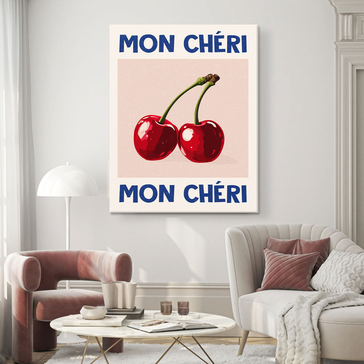 Mon Chéri Canvas Abstract Wall Art