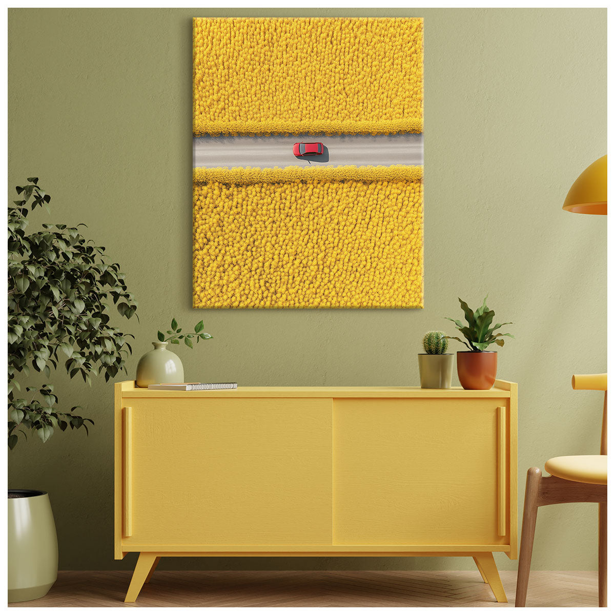 Sunny Journey Fine Arts Print