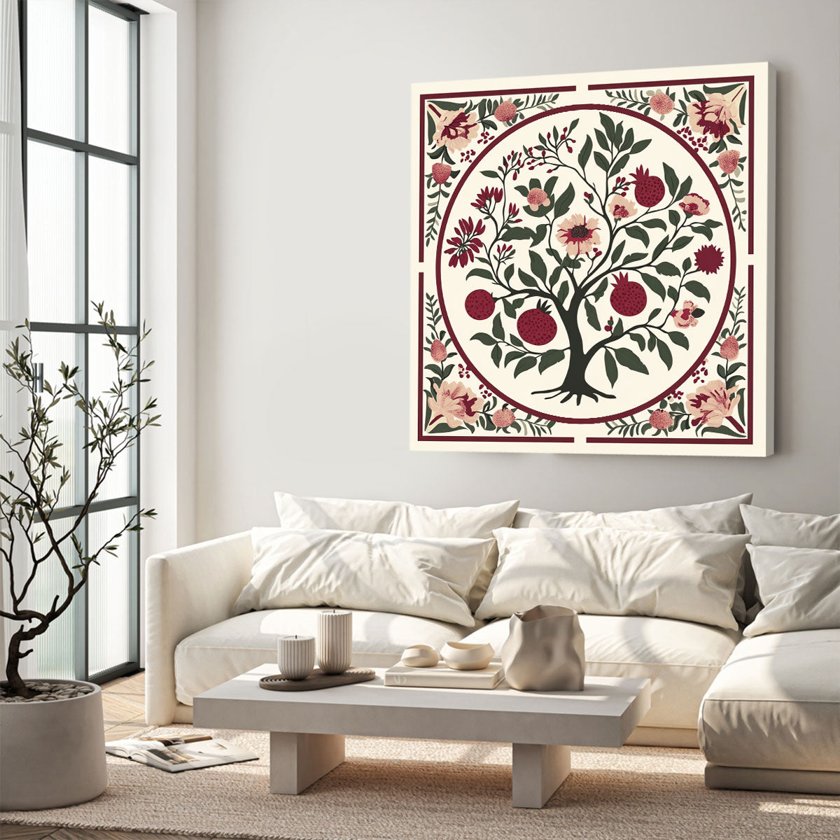 Floral Accents Boho Wall Decor