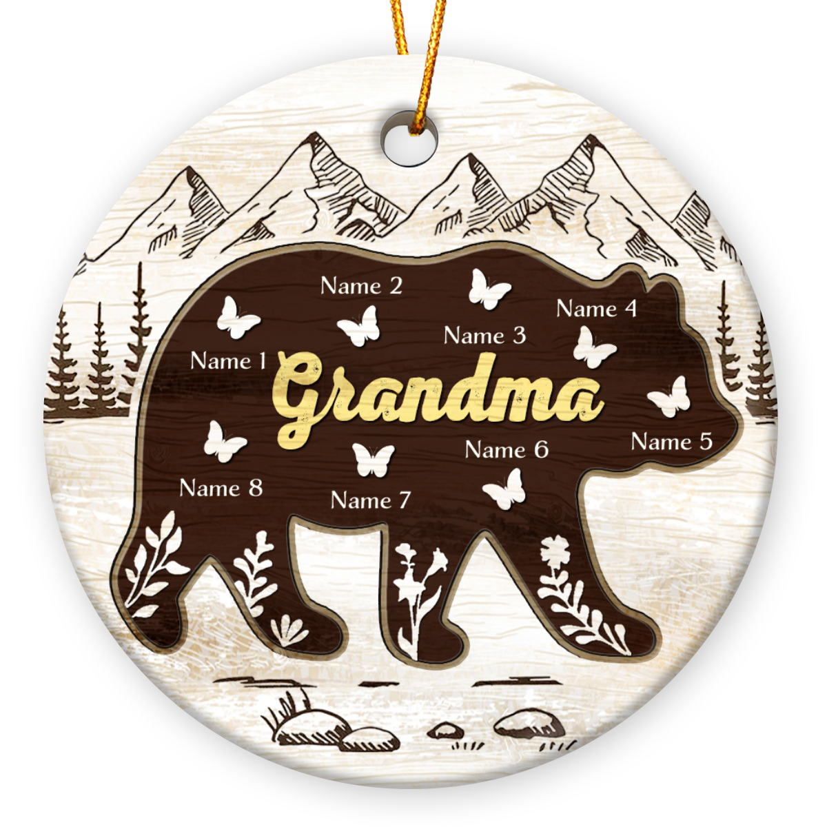  Personalized Grandma Christmas Ornament Meaningful Gift For Grandma