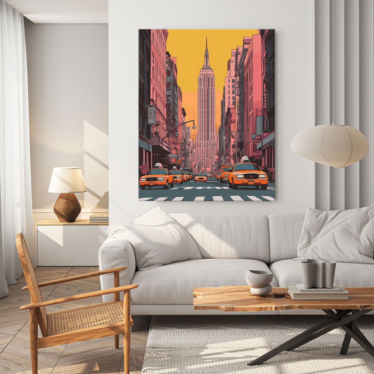 New York City Landmark Vintage Artwork