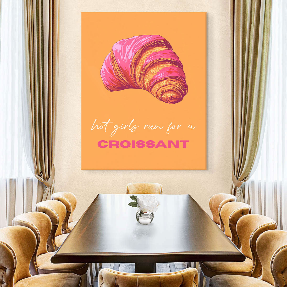 A Croissant Modern Wall Artwork