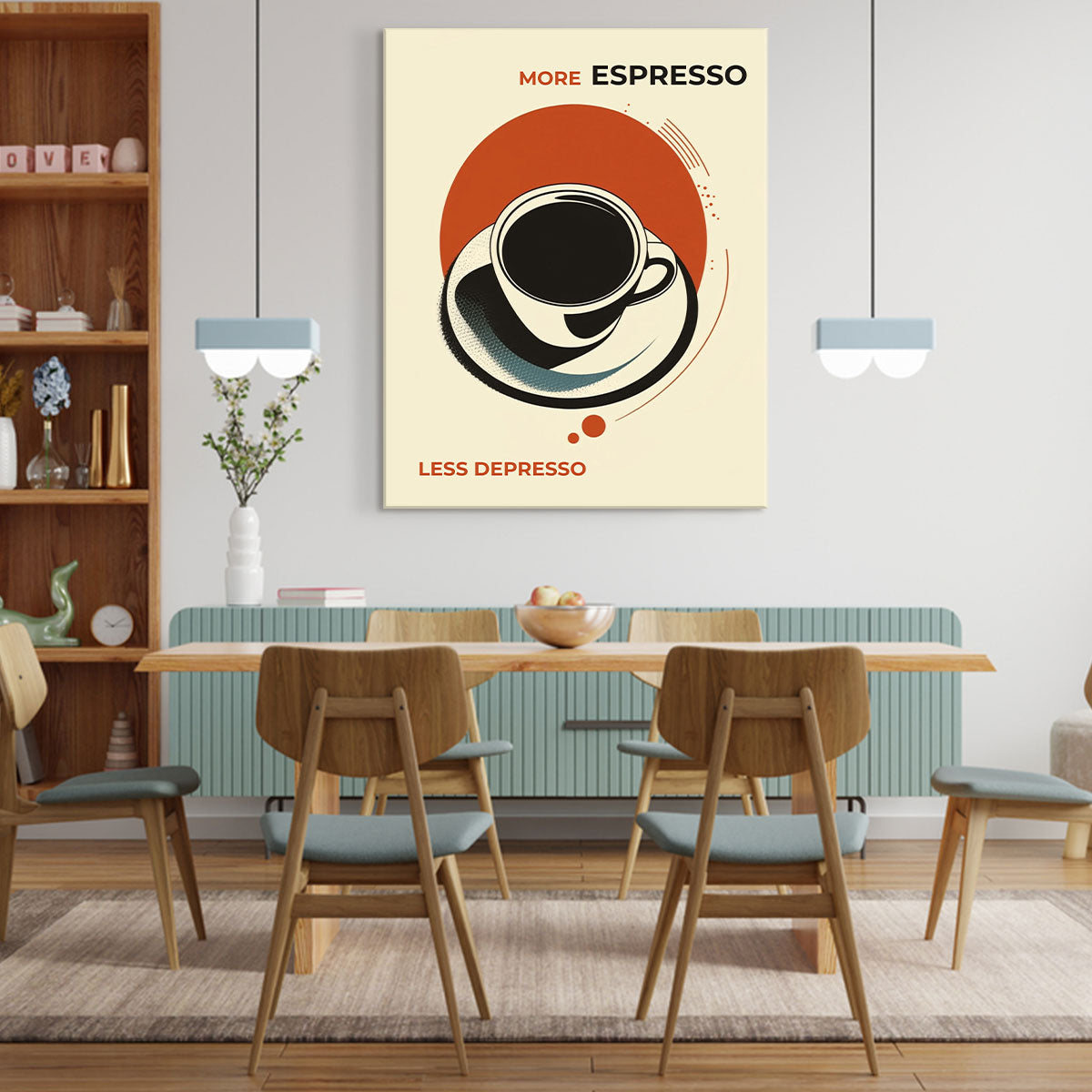 More Espresso Modern Wall Artwork