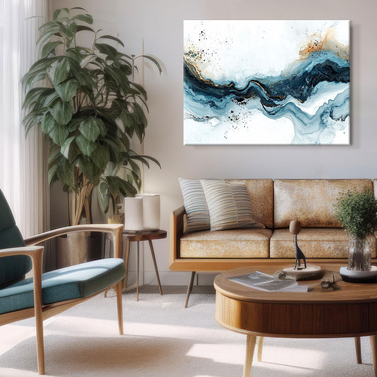 Contemporary Landscape Minimalist Canvas Print