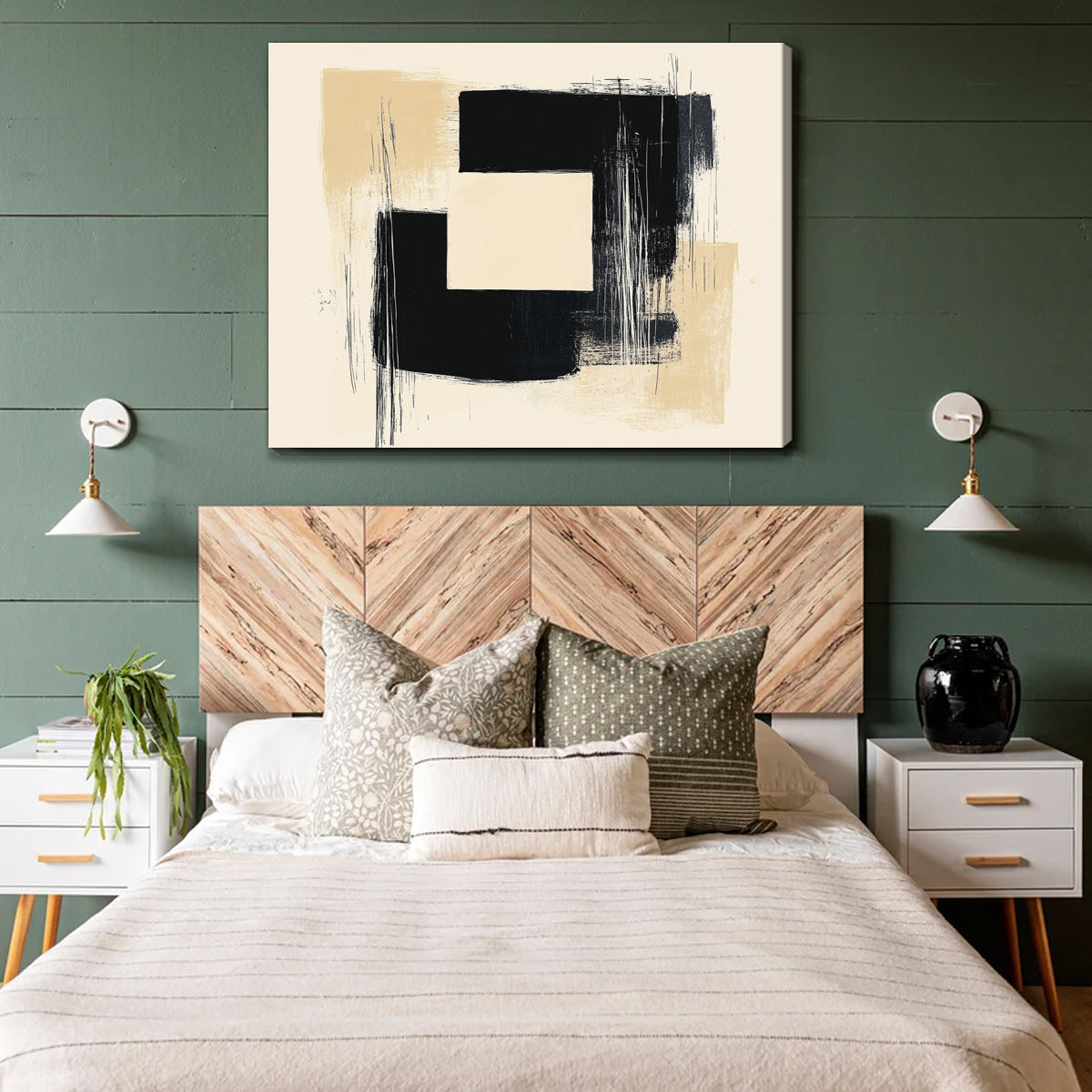 Urban Edge Abstract Canvas Print for Living Room