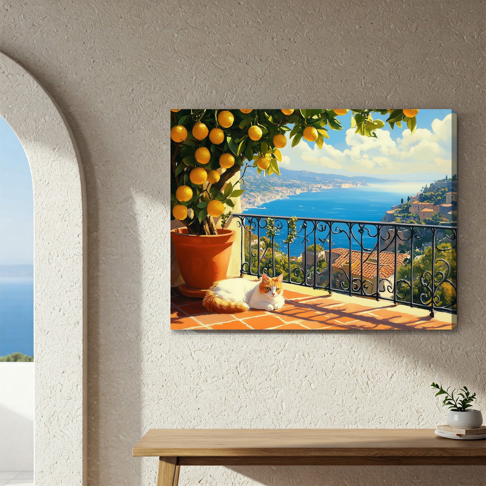 Lazy And Lemon Tree Modern Wall Artwork