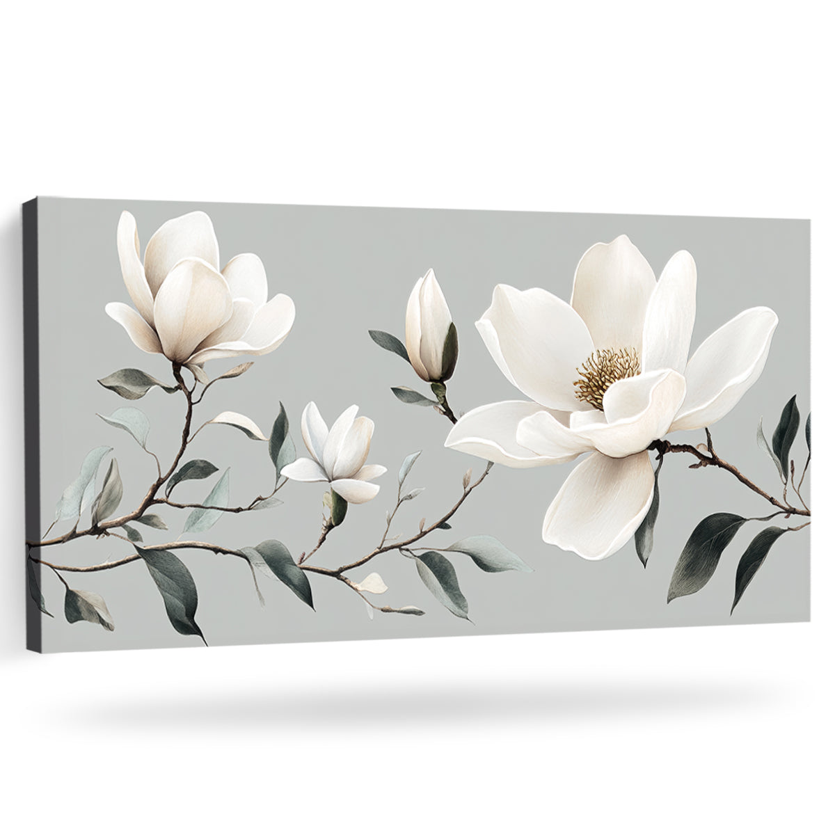 Magnolia Branch Modern Wall Artwork