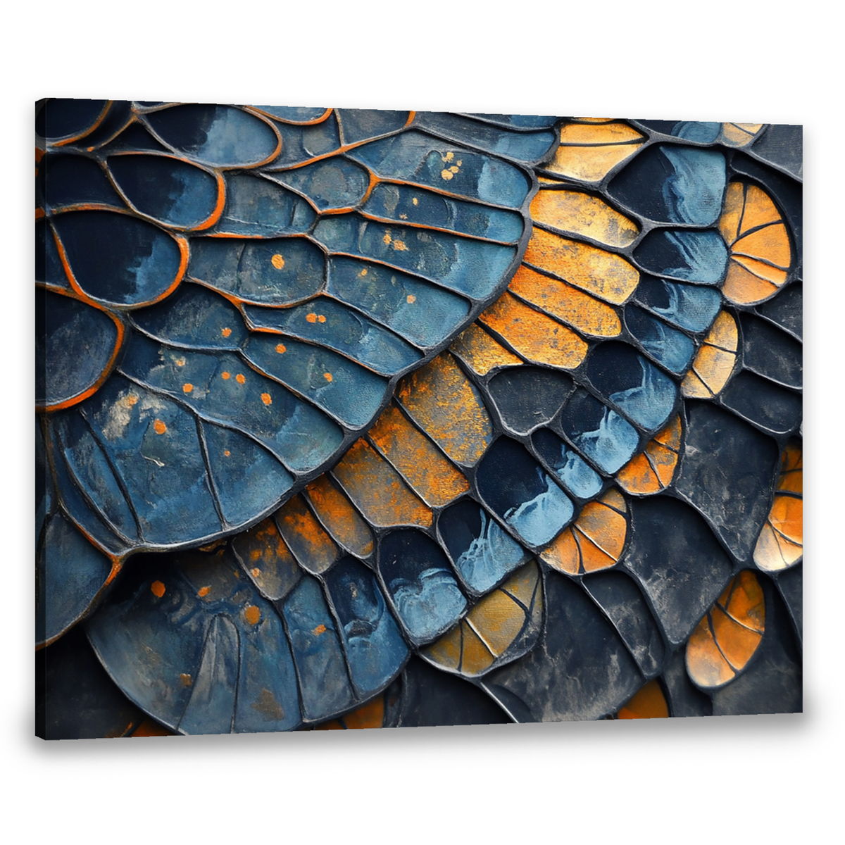 Textured Elegance Abstract Canvas Wall Art for Living Room