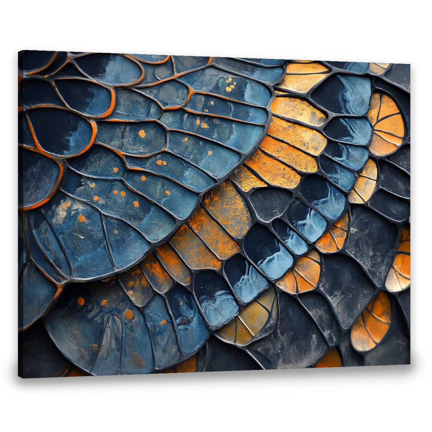 Textured Elegance Abstract Canvas Wall Art for Living Room