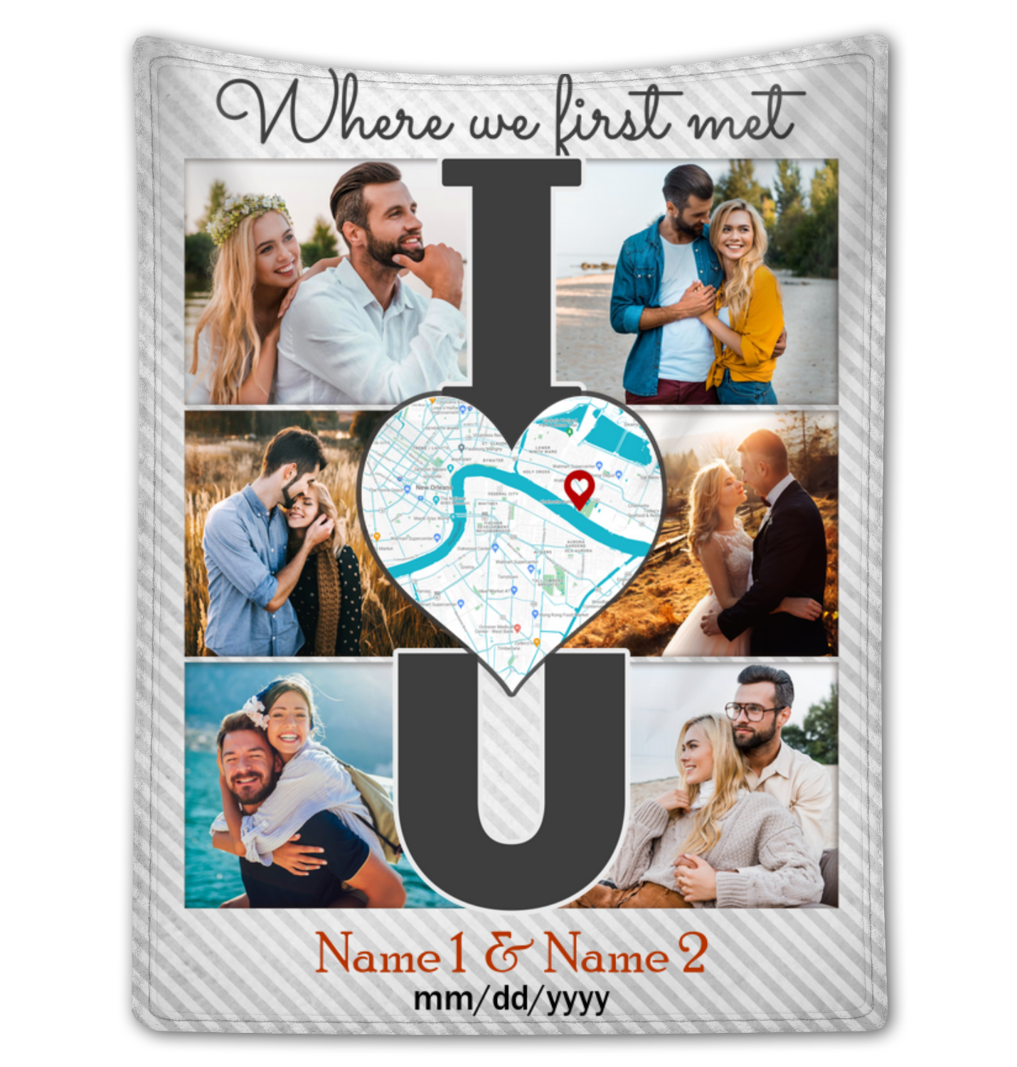 Custom Photos Anniversary Blanket For Couple Sentimental Gifts For Her Or Him