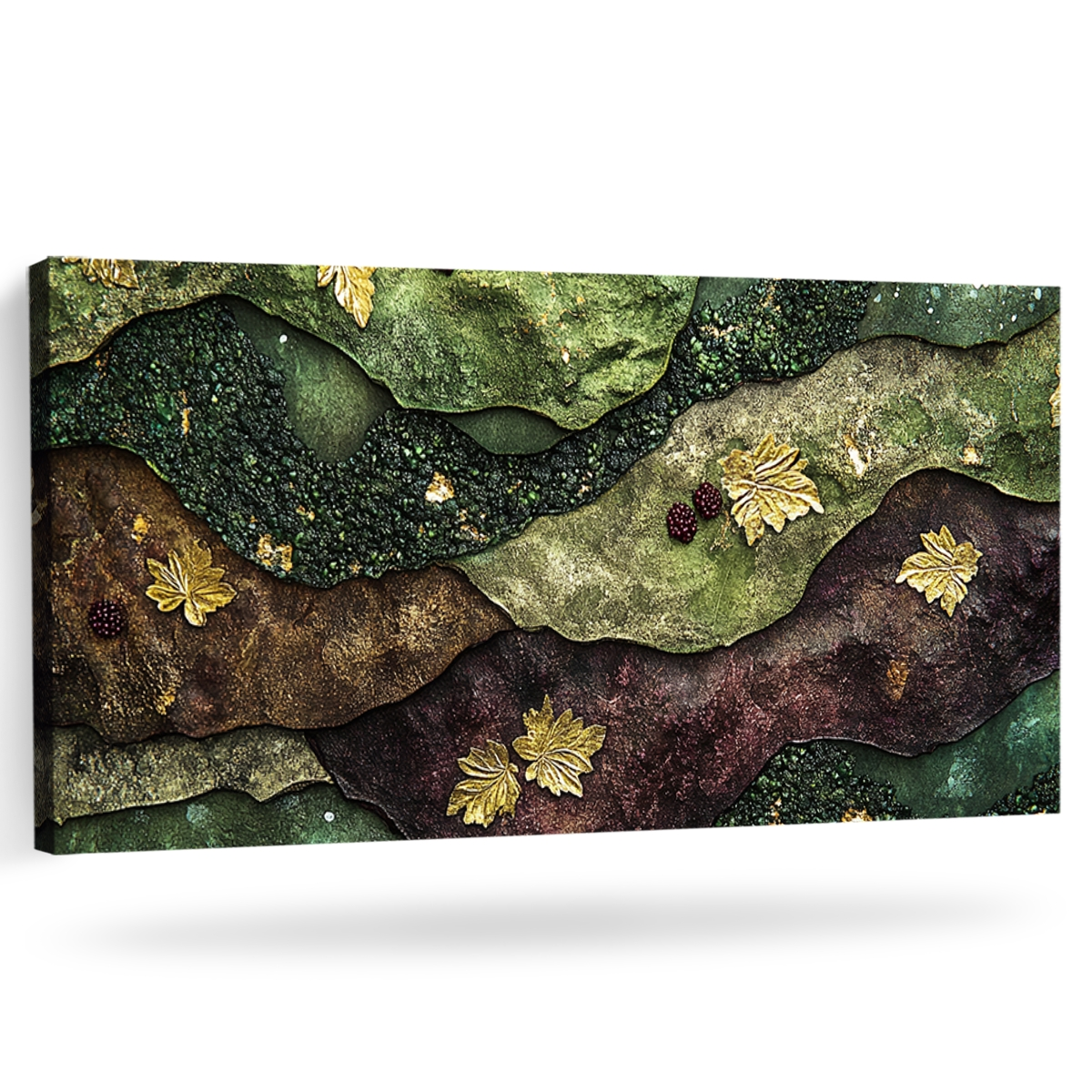 Autumn Landscape Abstract Canvas Wall Art for Living Room