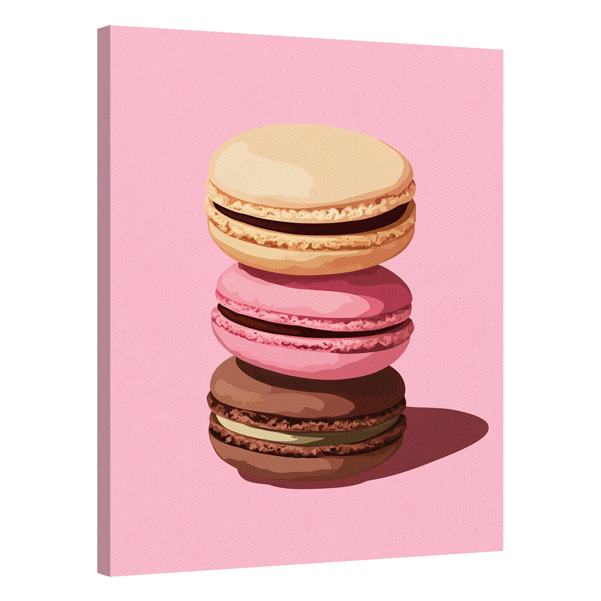 Macaron Stack Modern Wall Artwork