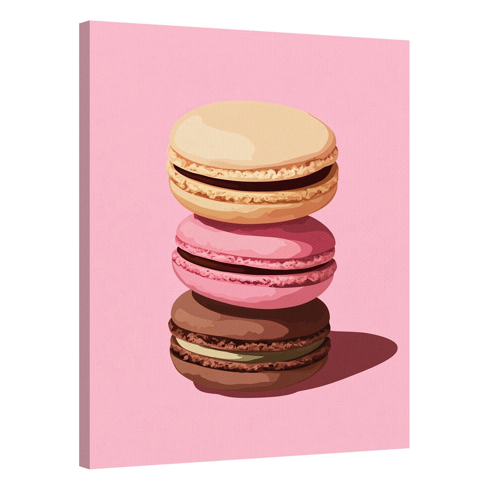 Macaron Stack Modern Wall Artwork