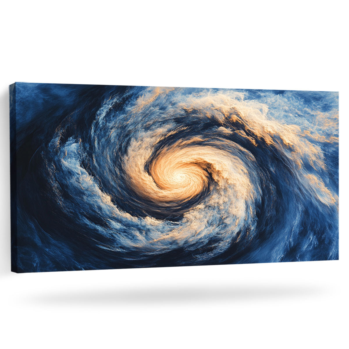 Swirl Impressionism Abstract Canvas Wall Art for Living Room