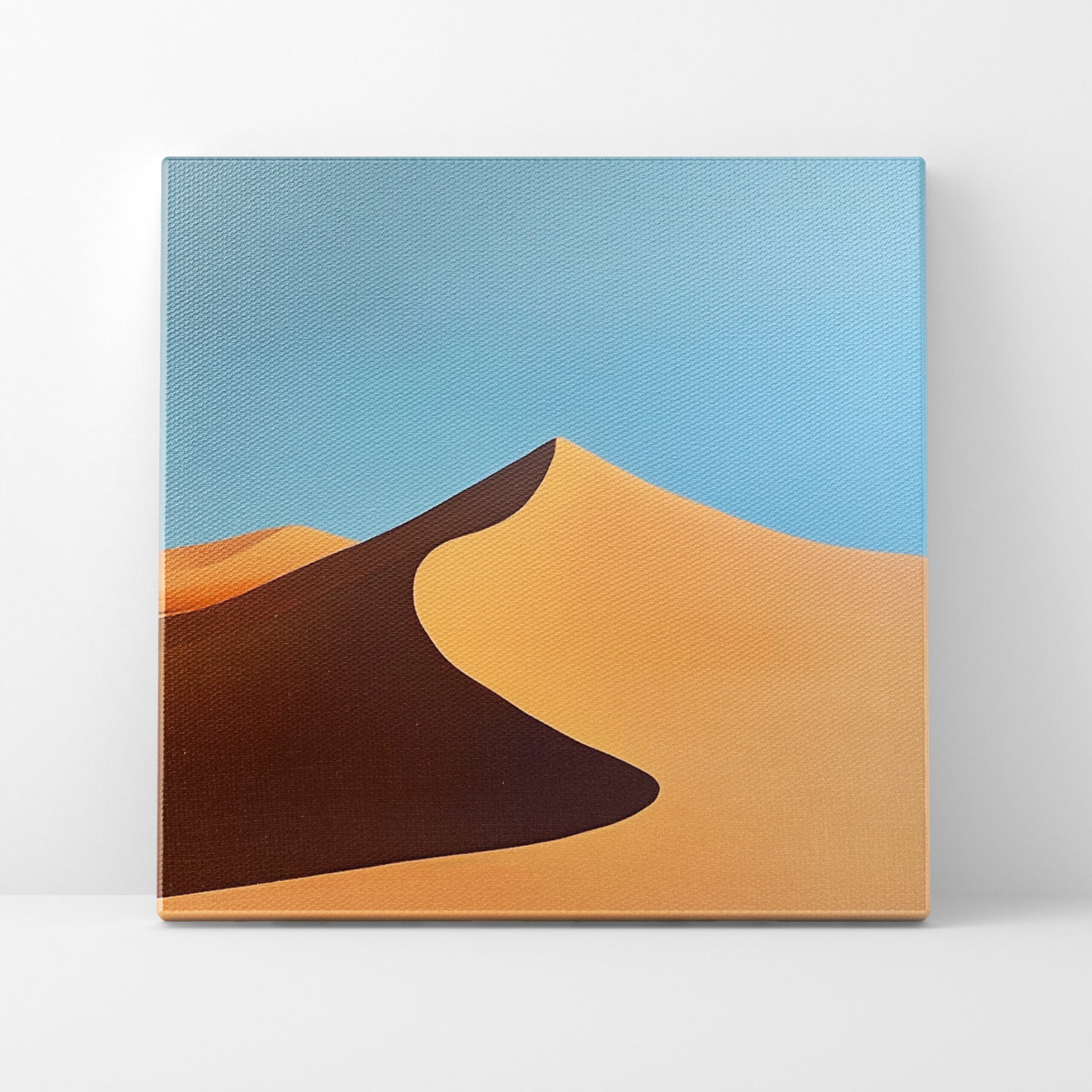 Dune Minimalist Square Canvas Print