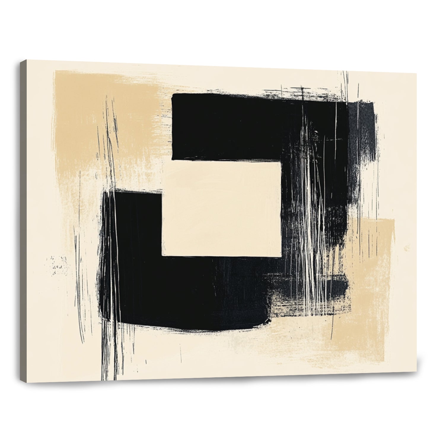 Urban Edge Abstract Canvas Print for Living Room