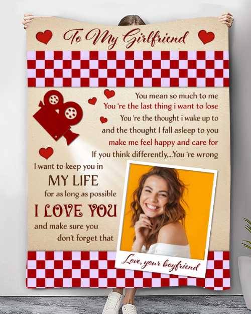 Personalized Cute Gift For Girlfriend Adorable Blanket For Girlfriend Ideas
