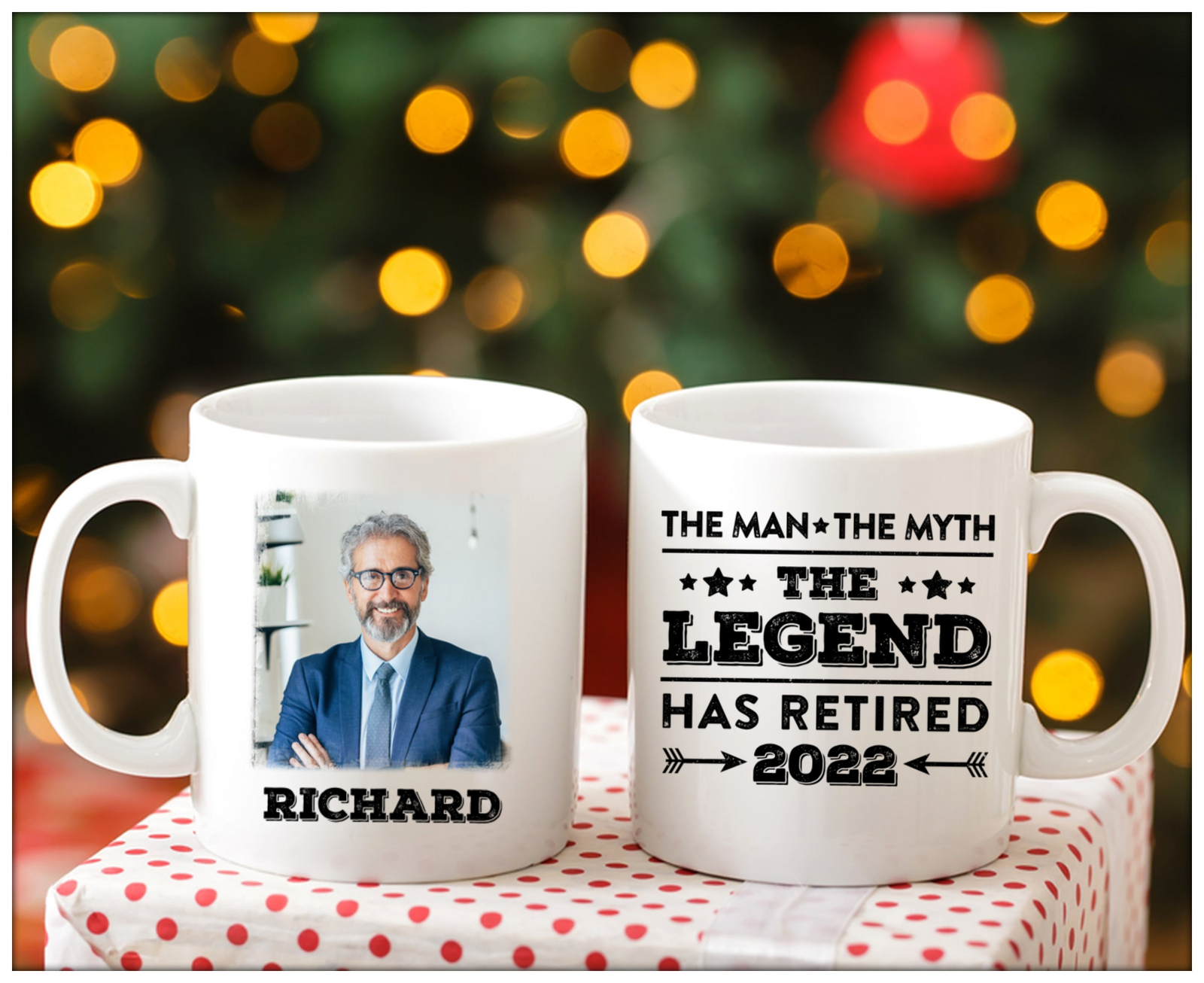 Personalized The Man The Myth The Legend Has Retired Coffee Mug Retirement Gift For Men