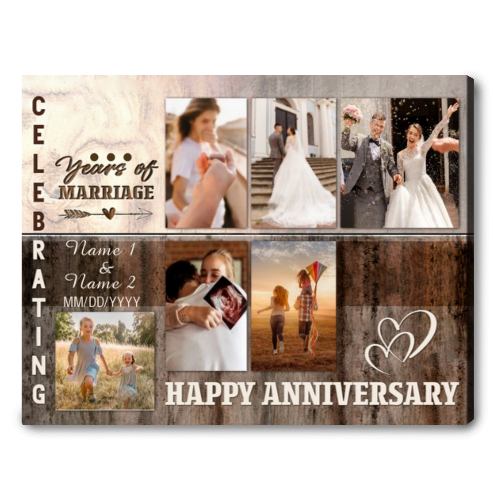 Happy Wedding Anniversary Images Marriage Gifts For Couple Wall Art Ohcanvas  