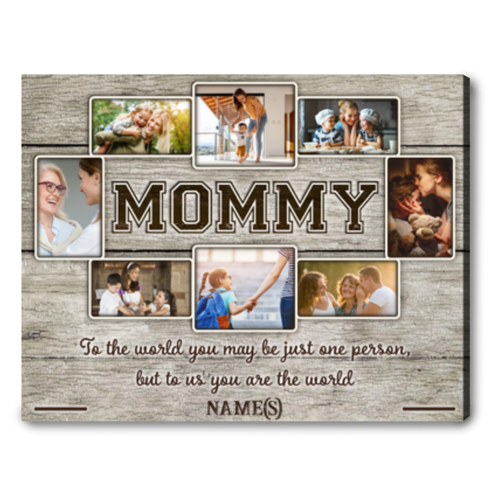 Customized Photos Mommy Canvas Print Thoughtful Gift For Mother's Day