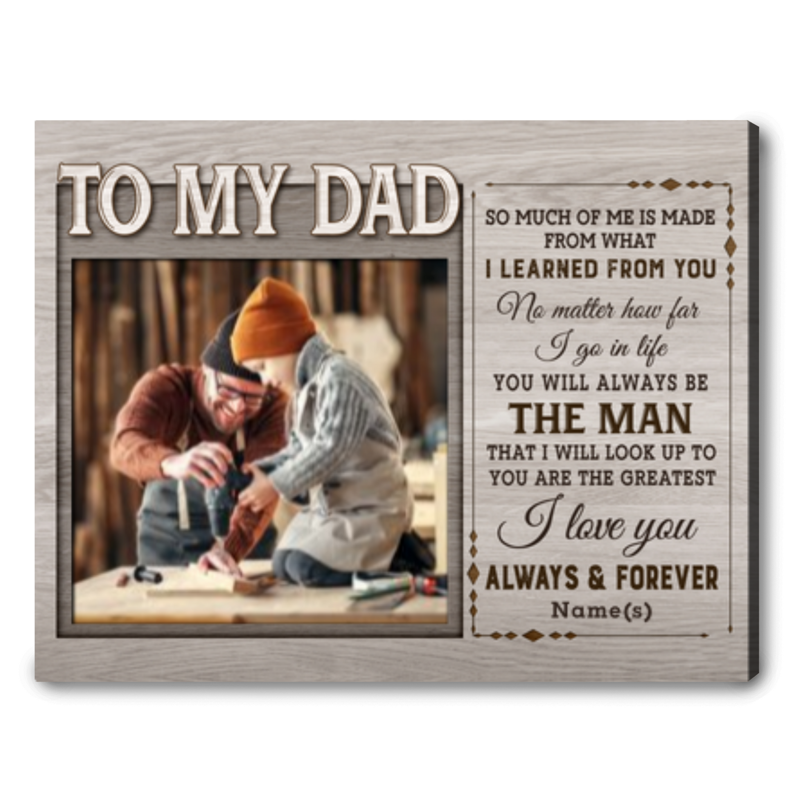 Thoughtful Father's Day Gift Personalized Gift For Dad