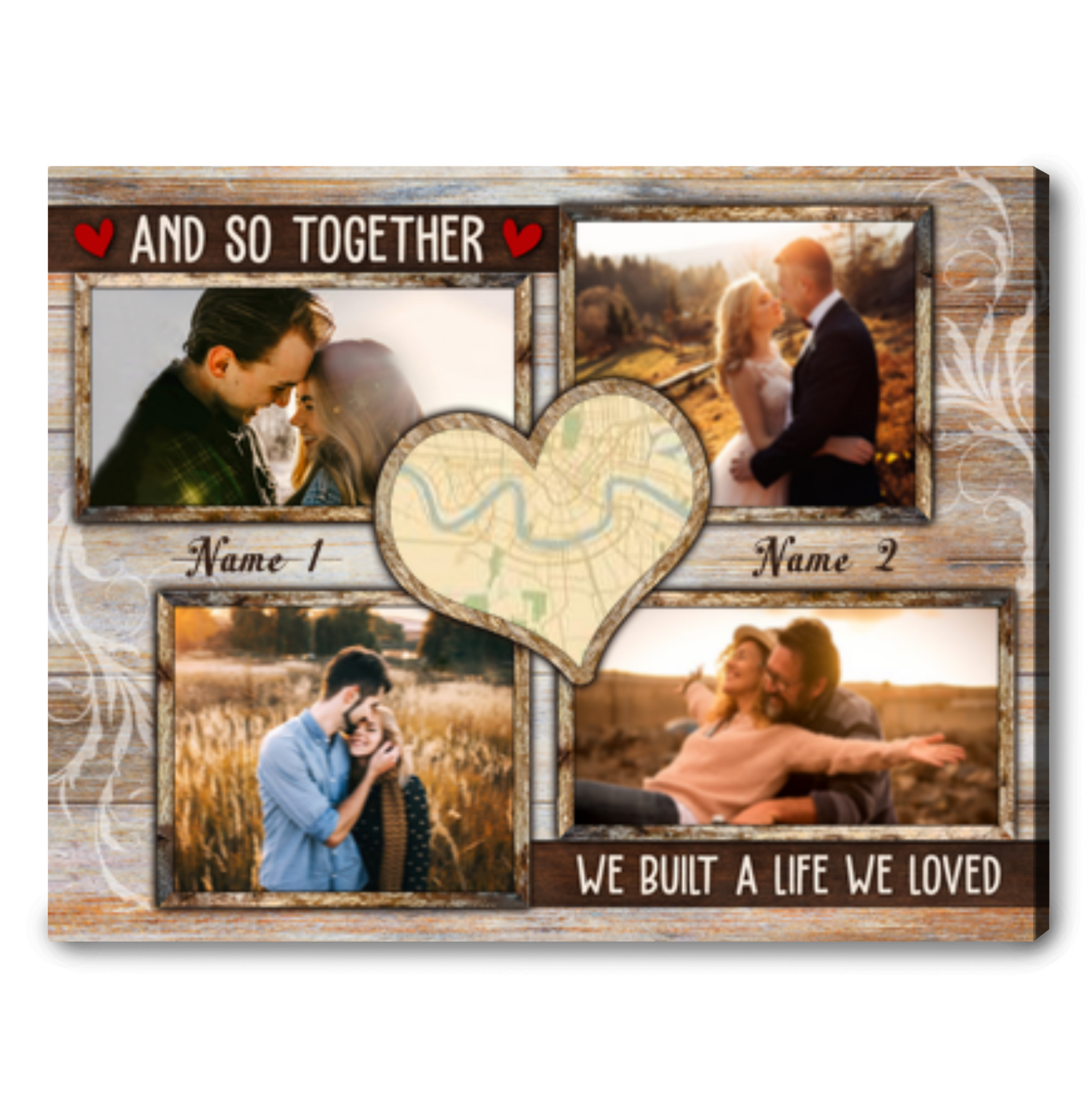 Create Custom Map With Locations Map Engagement Gift Wedding Gift For Bride For Groom