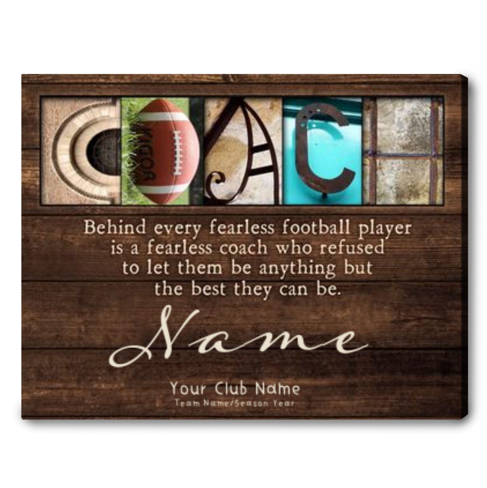Gift Ideas For Football Coach Personalized Football Coach Gifts Coaches Thank You Gift