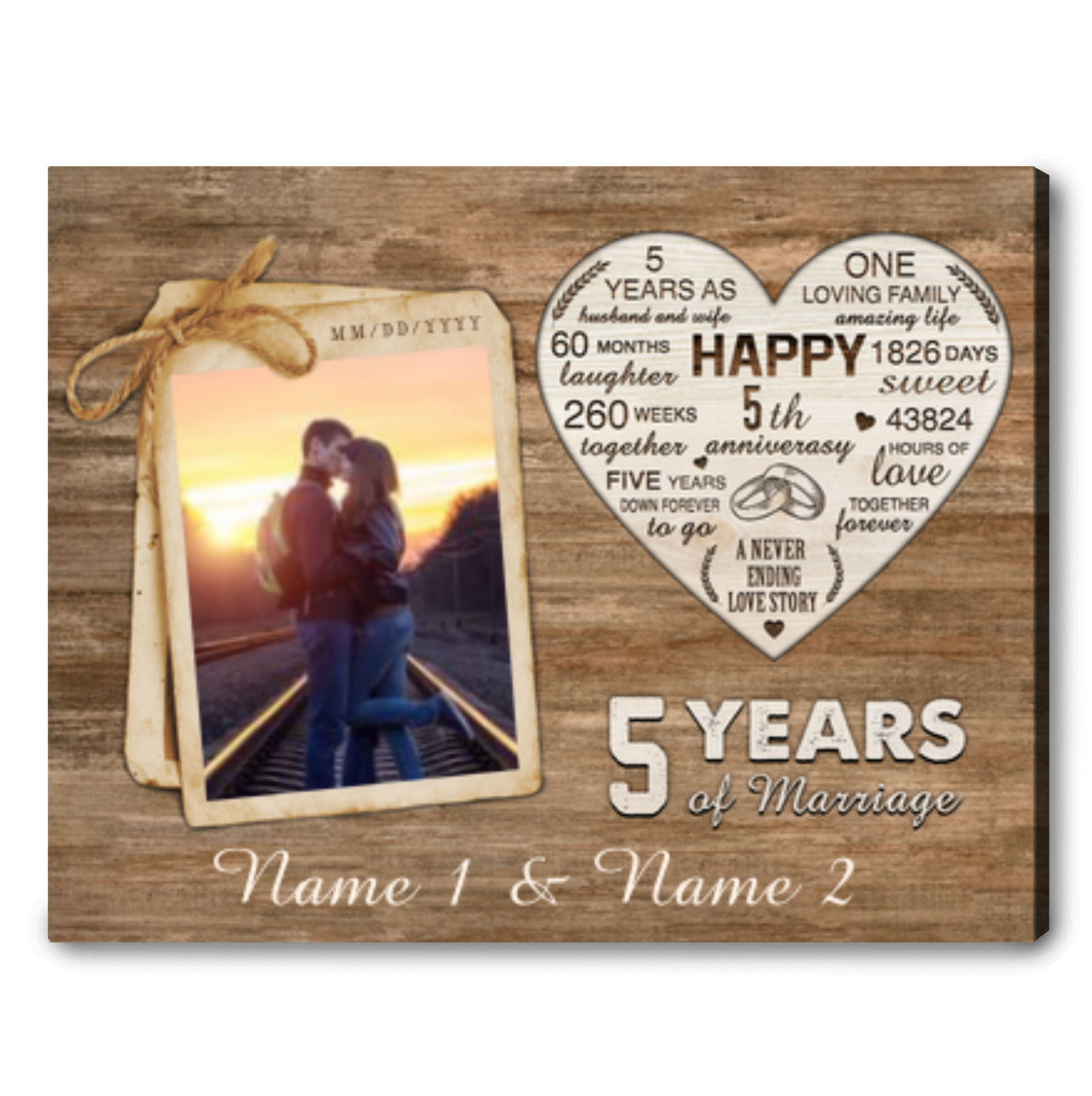 Fifth Wedding Anniversary Gift For Husband Ideas For 5th Wedding Anniversary Gift