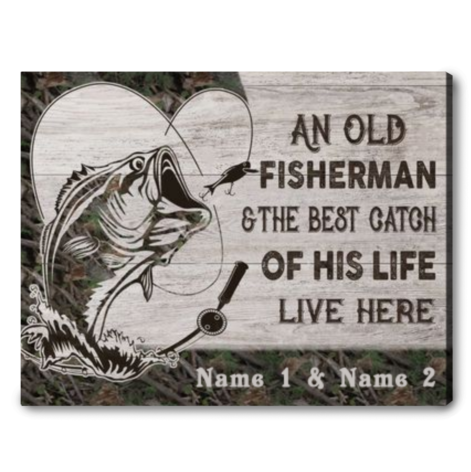 Unique Fishing Gift Fishing Couples Gift for Husband 