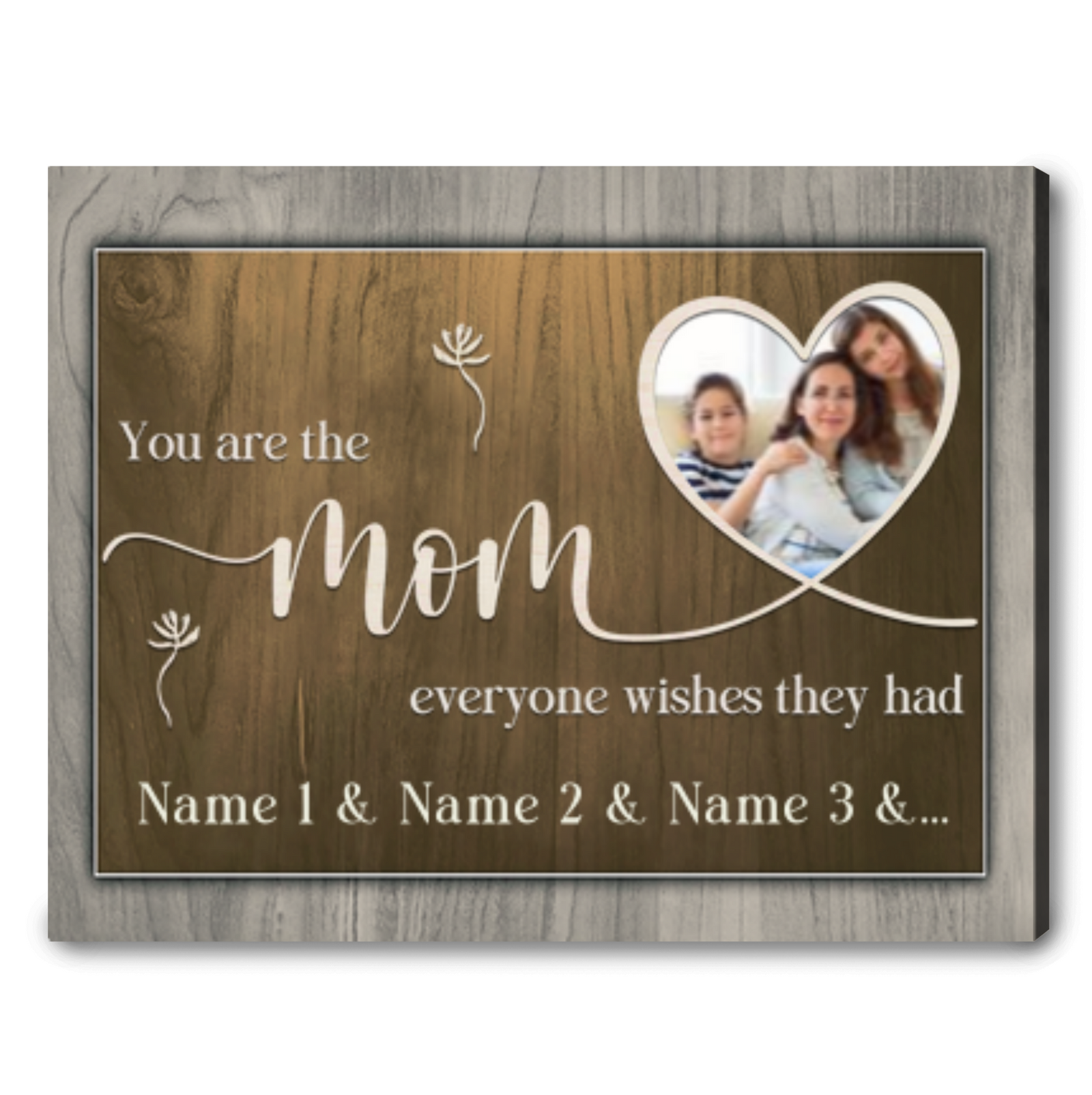 Best Gift for First Mother's Day Canvas Gift for Mom You are the mom everyone wishes they had Ohcanvas