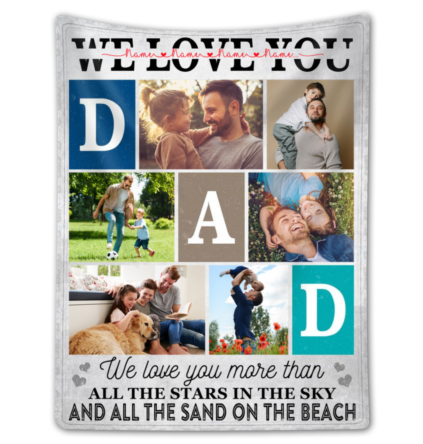 Personalized Father's Day Blanket Gift Ideas For Dad 
