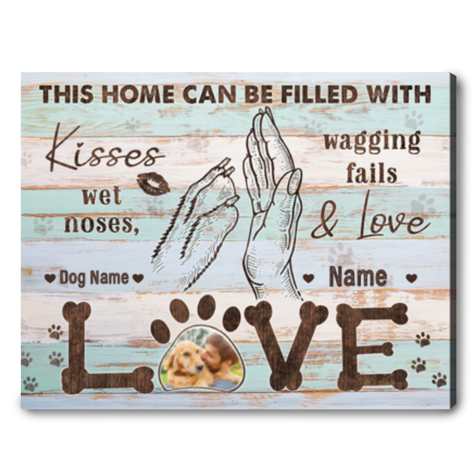 Personalized Gift For Dog Lovers Pet Photo Gift Idea