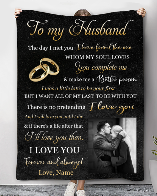 Best Christmas Gift For Husband Personalized Blanket For Husband From Wife
