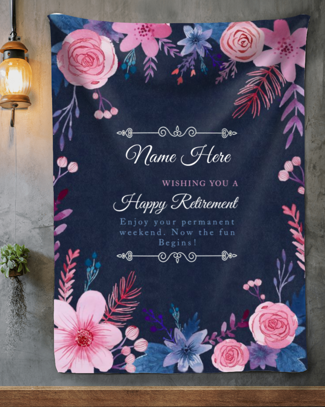 Personalized Gifts For Her Retirement Blanket Gift For Retirement Coworker
