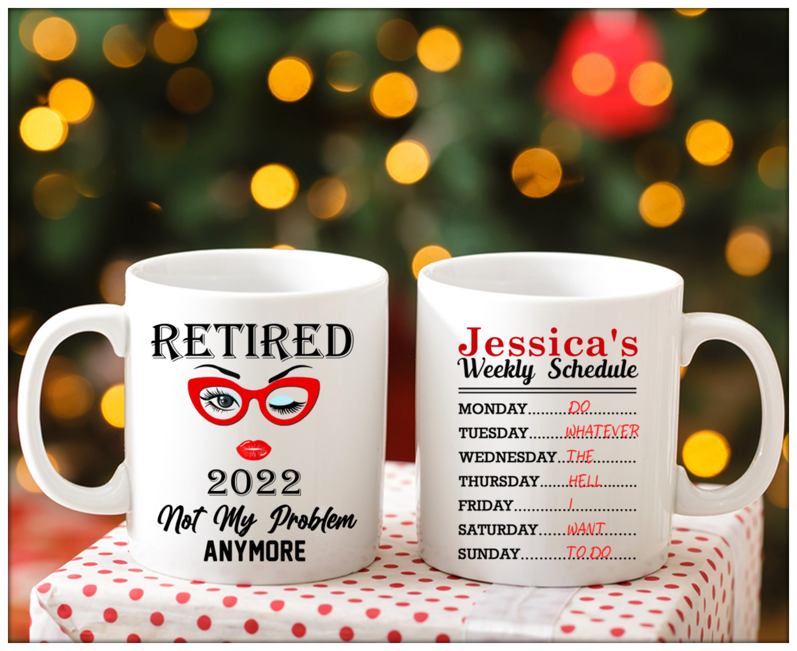 Unique Retirement Gift For Women Personalized Retirement Mug Personalized Name Mug